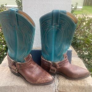 Pre owned Frye Billy Harness Cowboy Boots